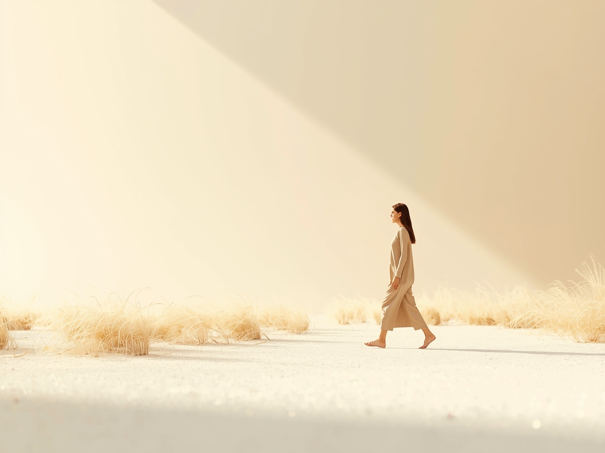 Abstract illustration of balanced gentle movement